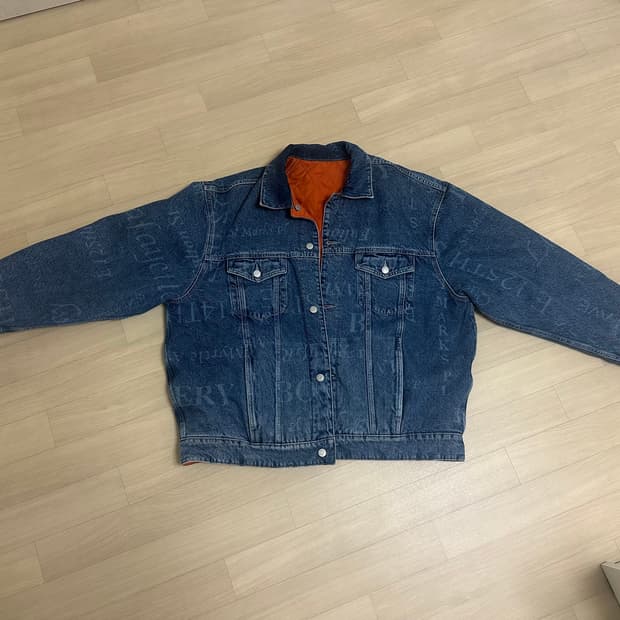 [XL] 슈프림 x 마틴 로즈 리버시블 트러커 자켓 워시드 블루