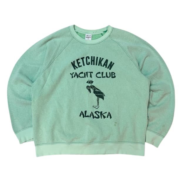 와일드 동키 Italy made 스웻셔츠 빈티지 맨투맨 민트