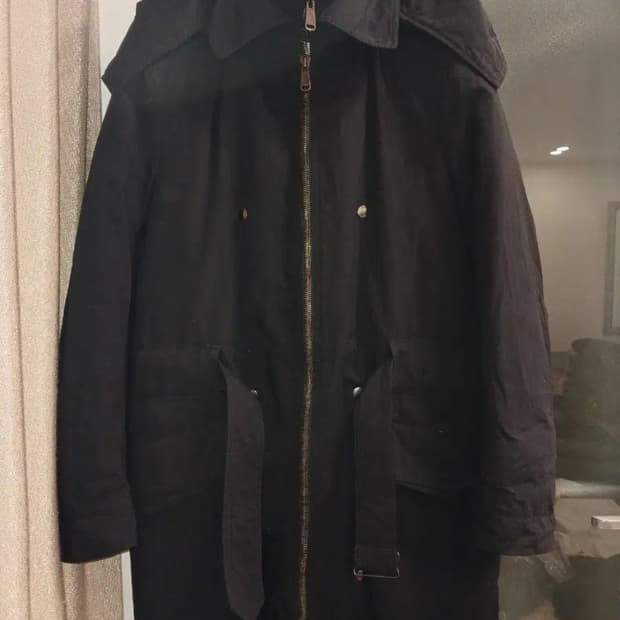 YSL rive gauche DOWN JACKET FOX FUR HOOD