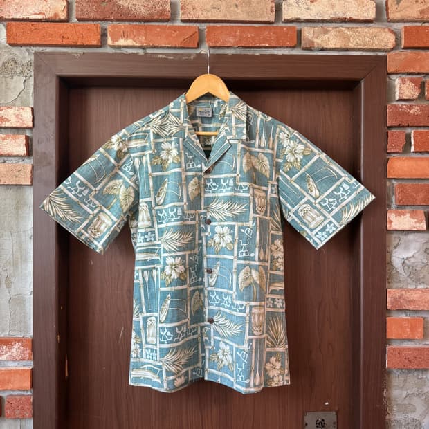 로얄크리에이션 하와이안셔츠 made in Hawaii