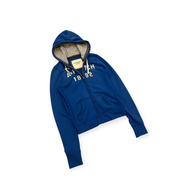 아베크롬비 1892 블루 후드집업