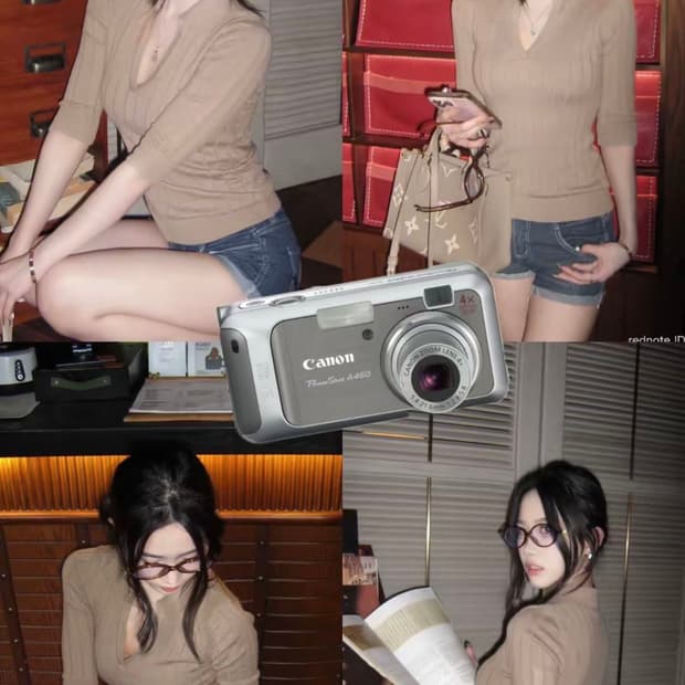 캐논 파워샷 a460 빈티지 디지털 카메라