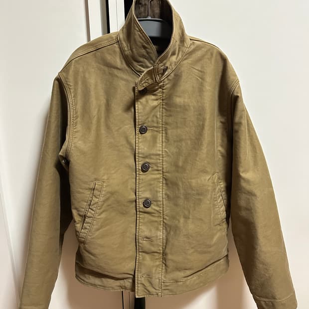 더블알엘 덱자켓 카키 M