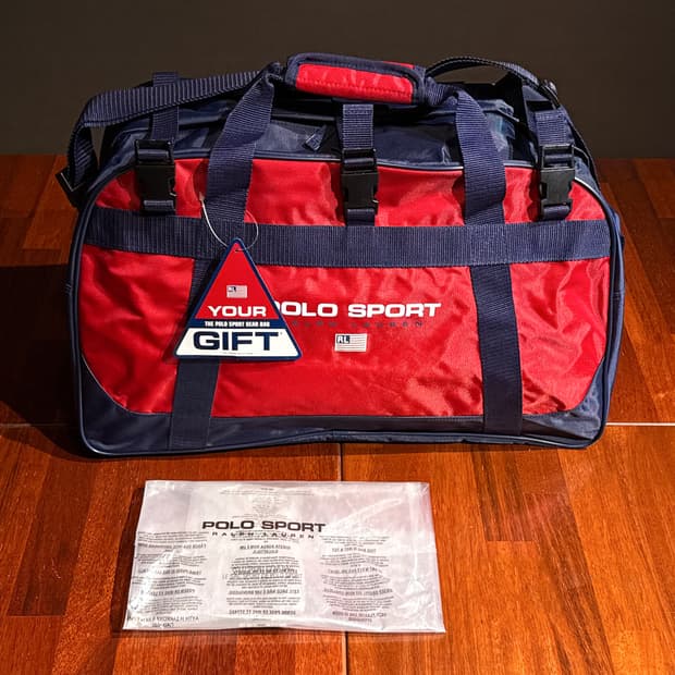 [새상품] 빈티지 폴로 스포츠 더플백 Polo Sport Duffel