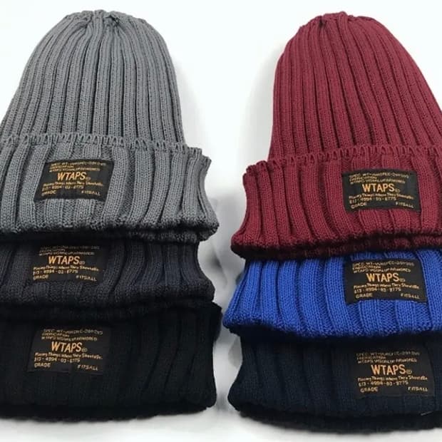 더블탭스(WTAPS) 쿨맥스 비니 (블랙/올리브)