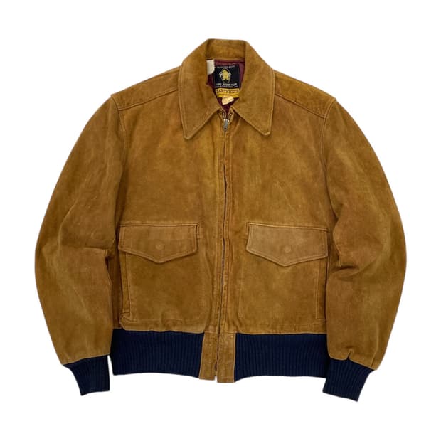 60’s 골든베어 스웨이드 A-2 플라이트 자켓