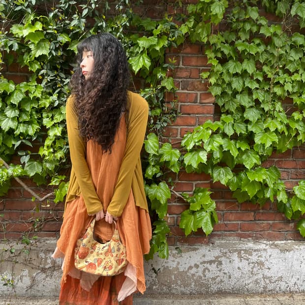 버섯 마을 핸드백