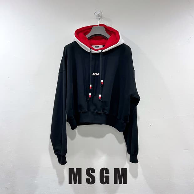 MSGM 더블후드 맨투맨