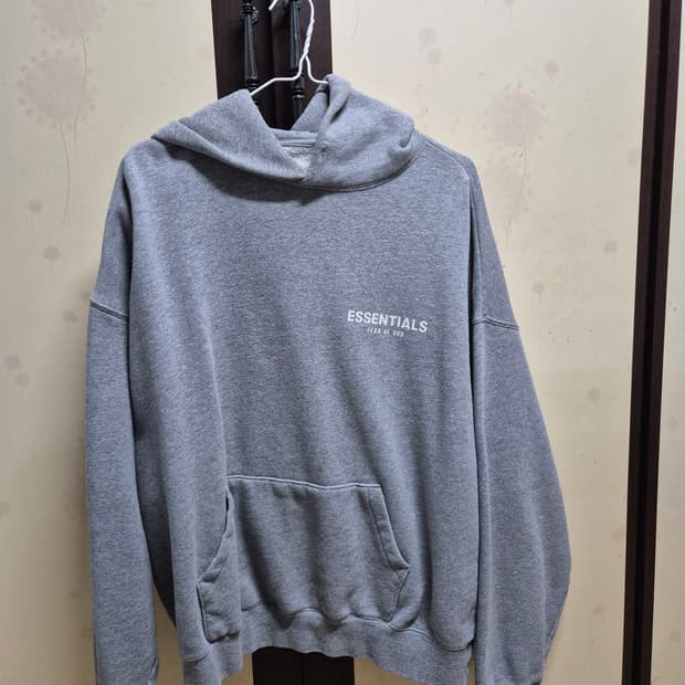 [M] 피어오브갓 에센셜 후드 그레이 회색 105 100 L 후디