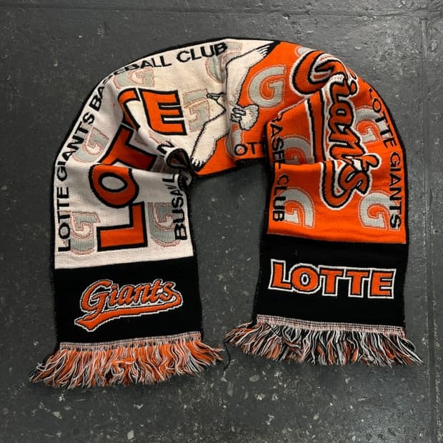 롯데자이언츠 부산 갈매기 머플러 