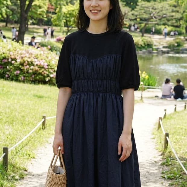 [S급/정품] Ballsey 투모로우랜드 롱 원피스  (36)