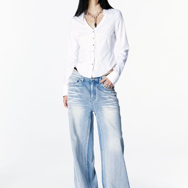 2000아카이브스 스나이더 와이드 데님 SNYDER WIDE DENIM