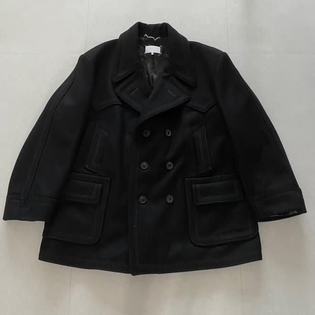 [40, 105-110] 메종 마르지엘라 오버사이즈 피코트