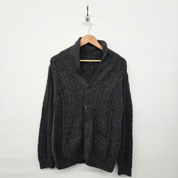 빔즈 케이블 니트 가디건 남L