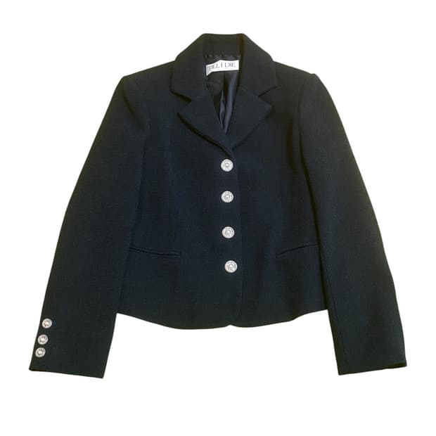 틸아이다이 그레이스 트위드 자켓 네이비