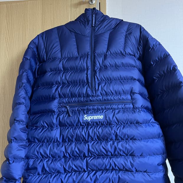 24FW 슈프림 마이크로 다운 하프집업 아노락