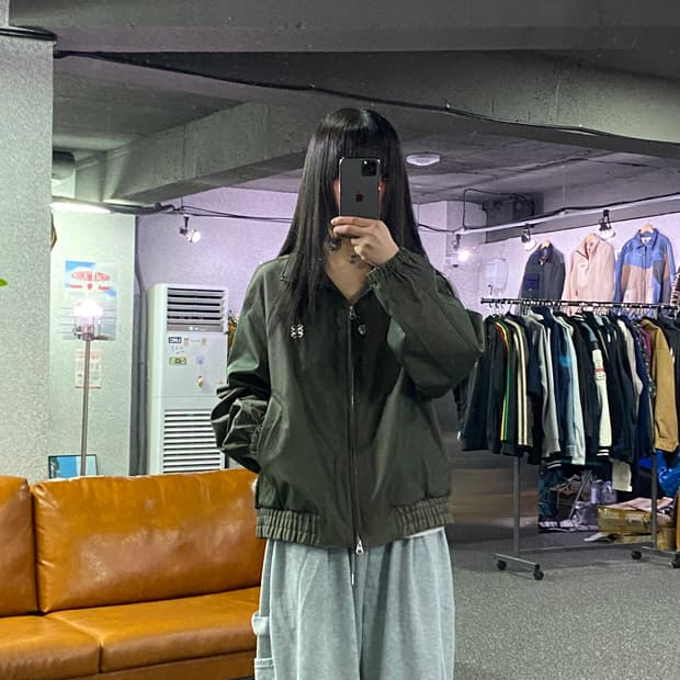 세터 올리브 레체 투웨이 블루종 자켓 B4473