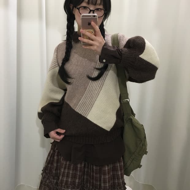 make 호박핏 니트 