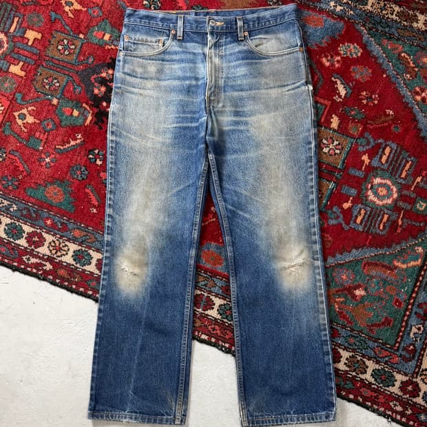 90’s USA 빈티지 리바이스 517 부츠컷 리바이스 청바지