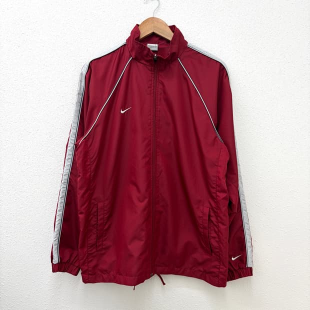 나이키 레드 매쉬 윈드브레이커
