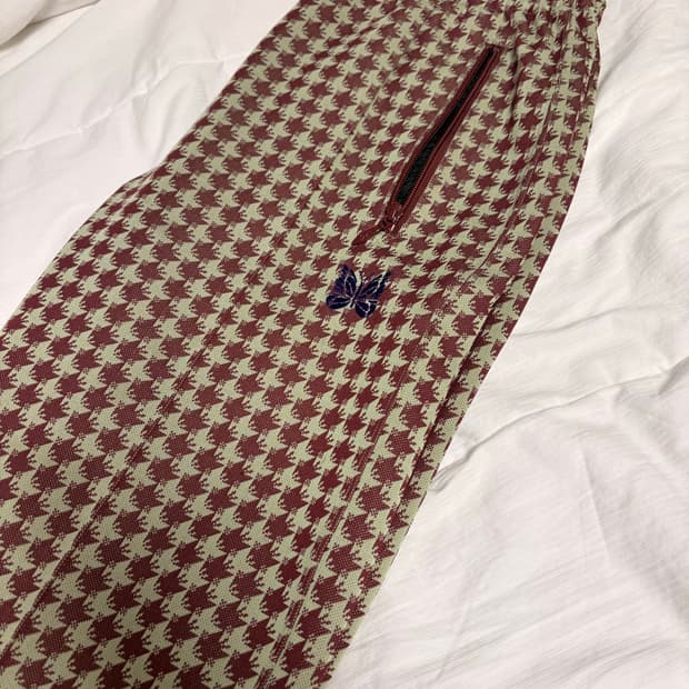 니들스 체크 트랙팬츠 사이즈 S