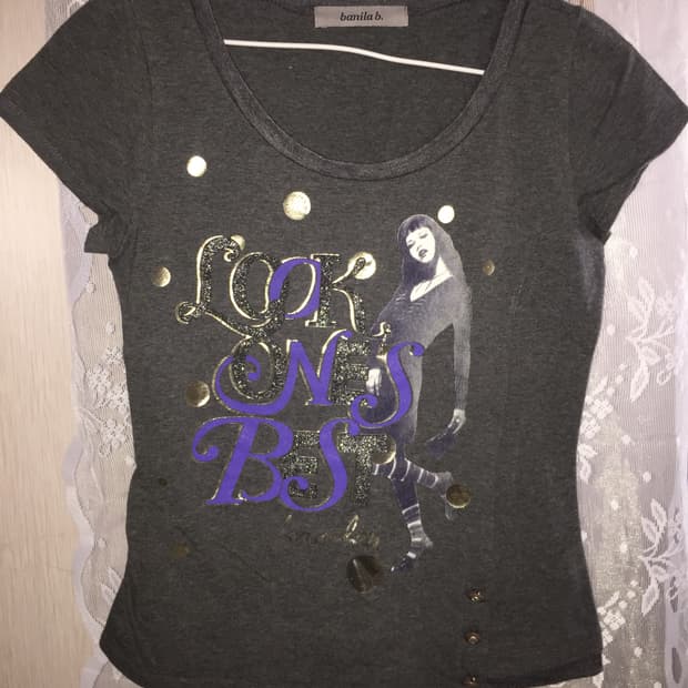 Y2k 걸프린팅 반팔 