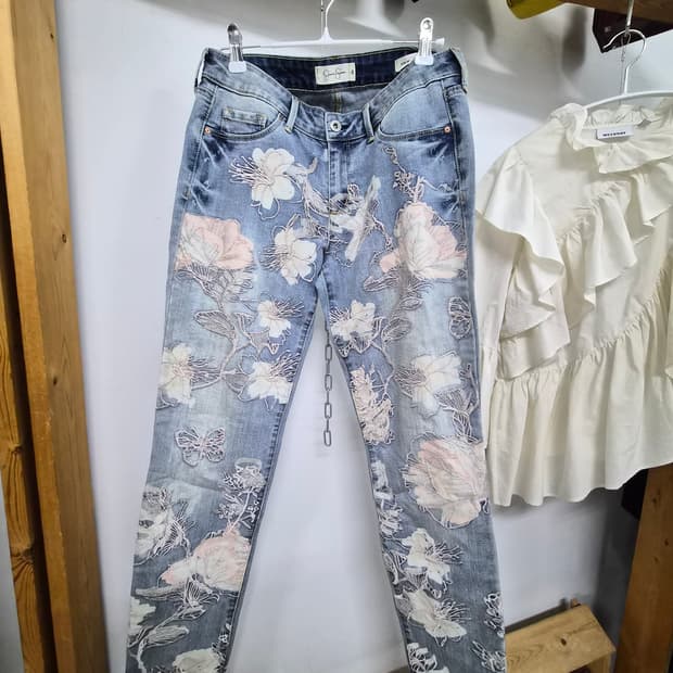 jessica simpson 자수데님