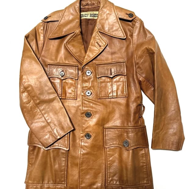 Crazy Horse - 80s 레더 코트