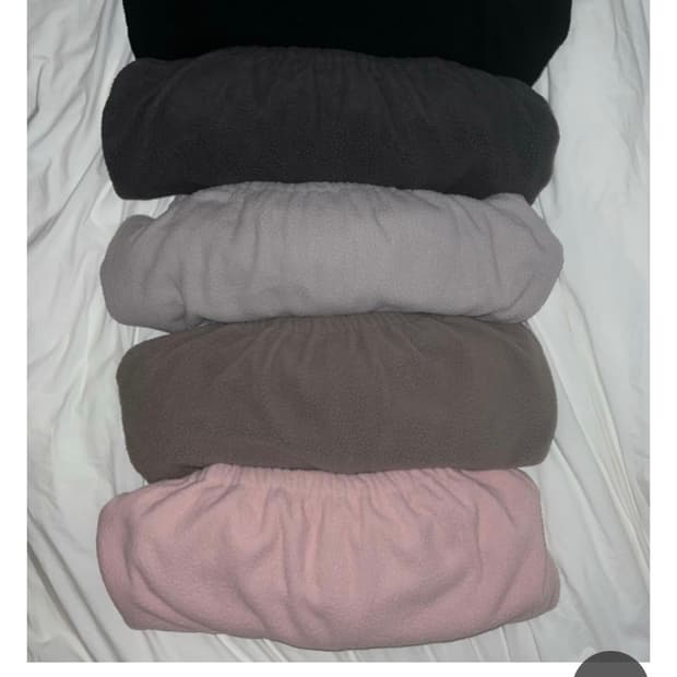 Tanger Crop Fleece Hoody 챠콜 새상품