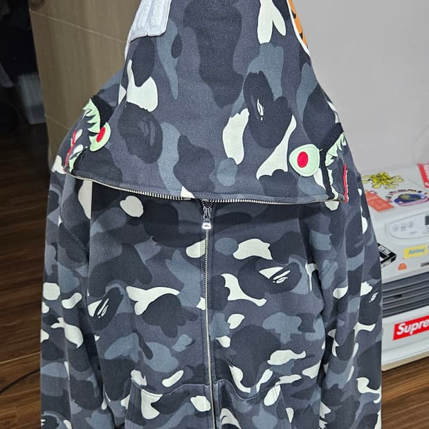 베이프 시티카모 후드집업 xl