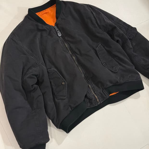 포스텍스가먼츠 코튼봄버 블랙