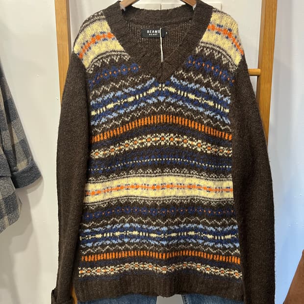 빔즈하트 페어아일 니트