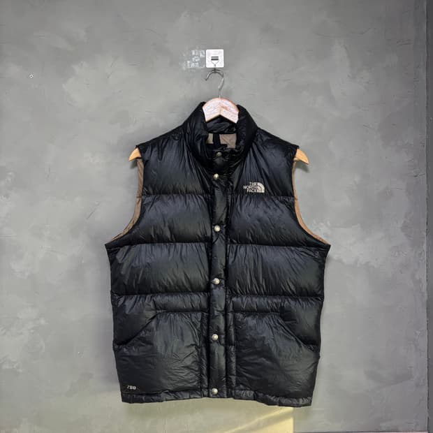 노스페이스 퍼텍스 구스다운 패딩 조끼