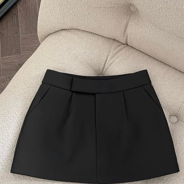 미니 A라인 스커트