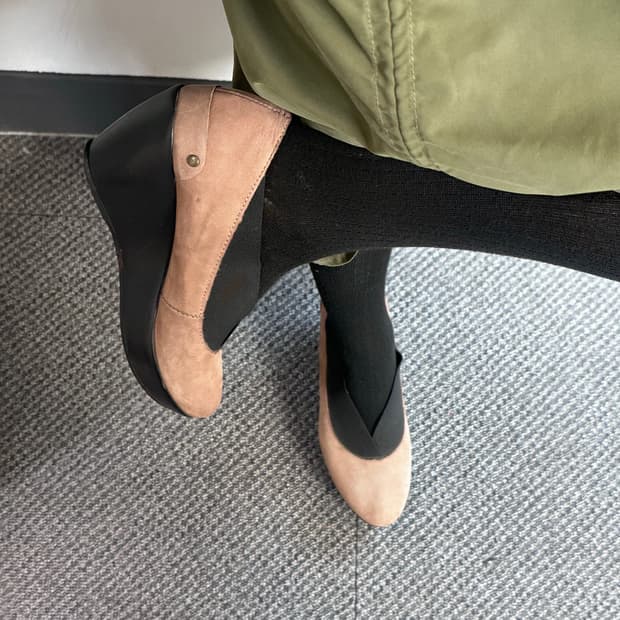 Lilimill 스웨이드 웨지힐