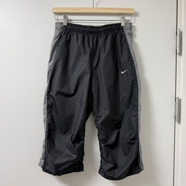 nike 나이키 핑크로고 크롭 조거팬츠