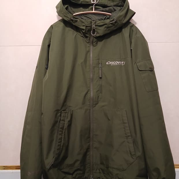 디스커버리 정품 남성 바람막이 100 사이즈