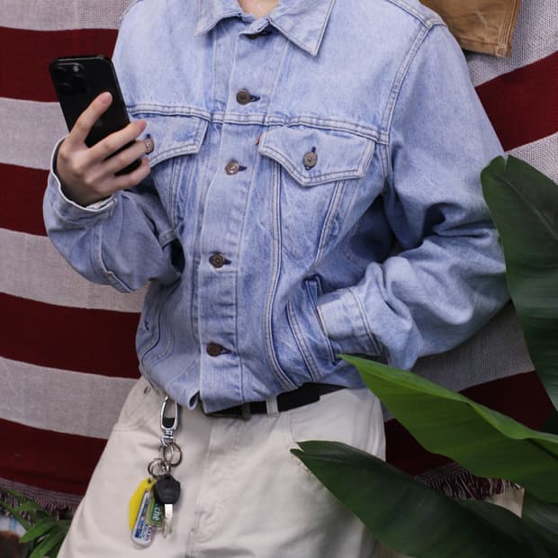 80s USA 리바이스 71506 트러커 자켓