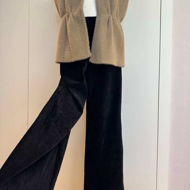 무료배송) 새옷- 라삐아프 코듀로이 세미와이드 바지