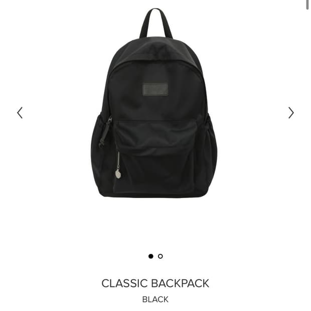 미닛뮤트 클래식 백팩 classic backpack 가방 블랙