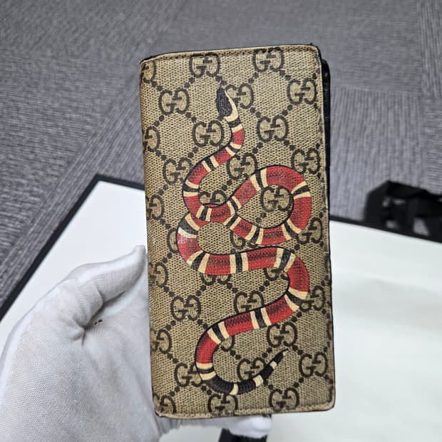 [특가][정품] 구찌 스네이크 장지갑