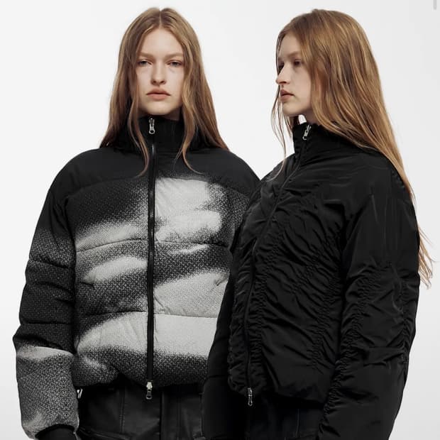 리버시블 패딩 (UNISEX) BLACK