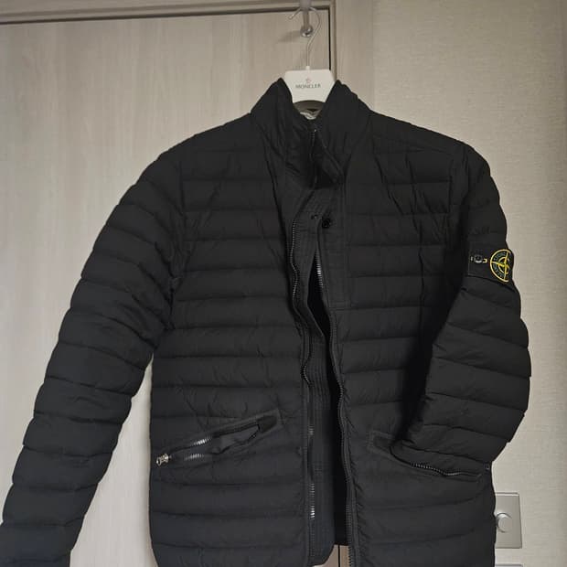 스톤아일랜드 룸 우븐 경량패딩 L