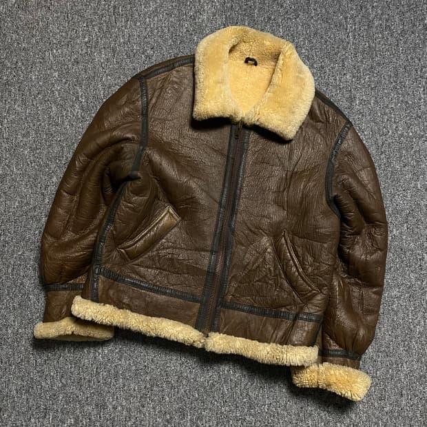 🌊Young B-3 Sheepskin mouton jacket