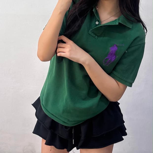 폴로 랄프로렌 빅포니 딮그린 pk 반팔 카라티(M)