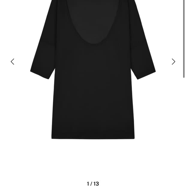 OVER U NECK T-SHIRTS (BLACK)