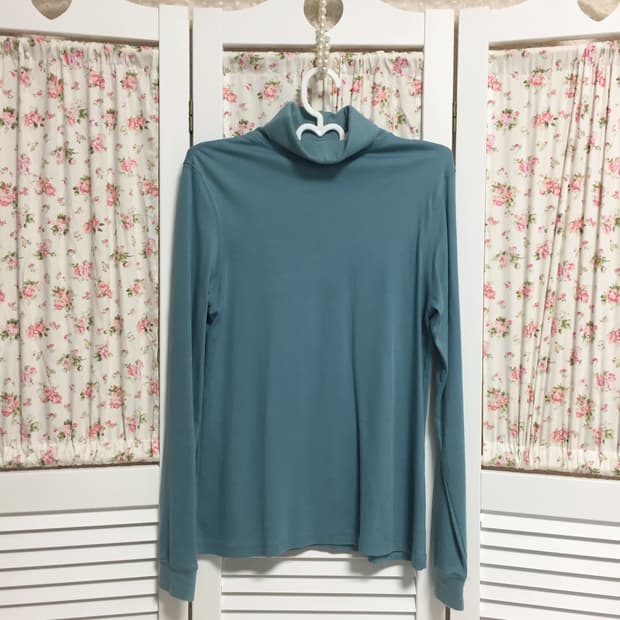 빈티지 하구미 청록 목폴라 슬리브