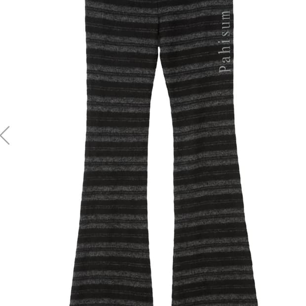 파히섬 탠스댄스 STRIPE SLIM BANDING PANTS