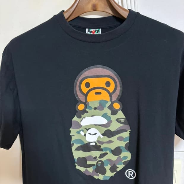 베이프 퍼스트 카모 마일로 반팔 Xl