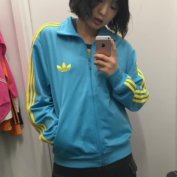 아디다스 OG 파이어버드 트랙탑 스카이블루